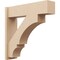 Ekena Millwork 7 1/2-in W x 28-in D x 28-in H Balboa Block Rough Cedar Woodgrain TimberThane Outlooker, Primed Tan OUTUR075X28X28BOA44RCPR - alternate 1